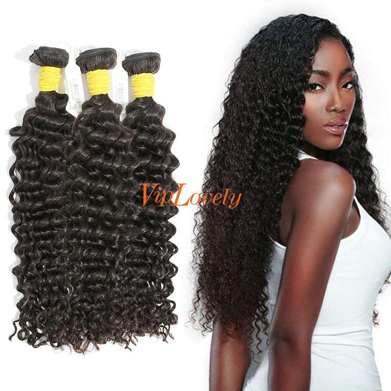 #1b Malaysian Raw Human Hair Weft deep curly