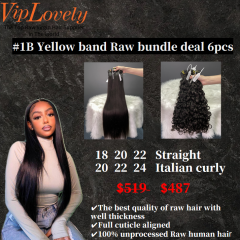 Viplovely Raw hair bundle sample order deal