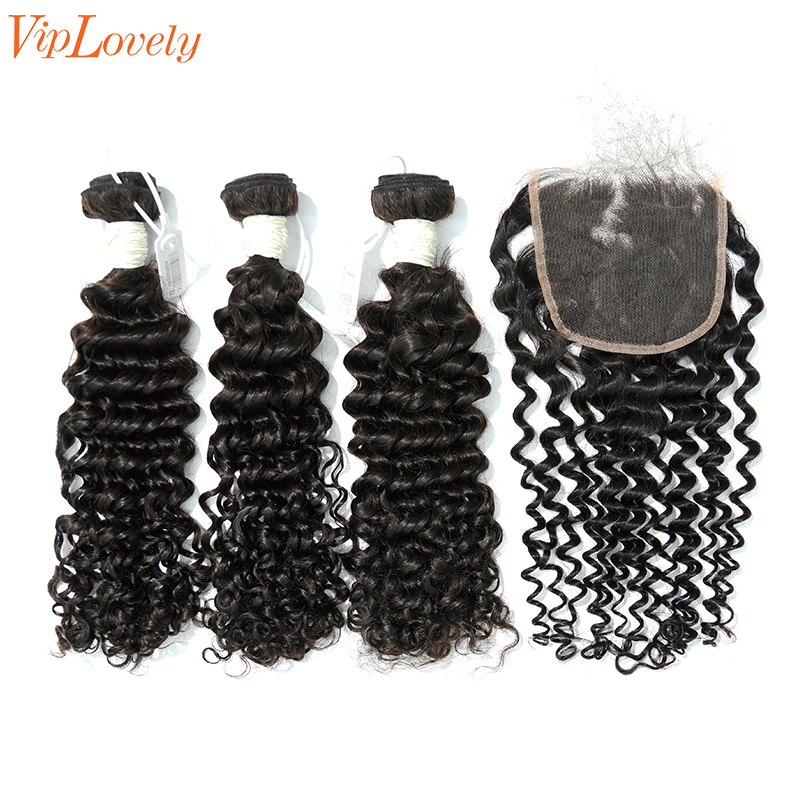 Virgin Deep Curly 20 22 24 Inch And 5x5 HD Lace 20 Inch  Free Shipping